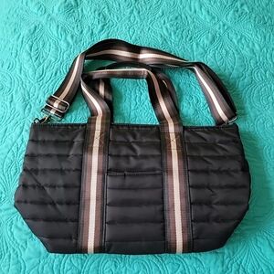 THINK ROYLN CANVAS QUILTED TOTE BAG